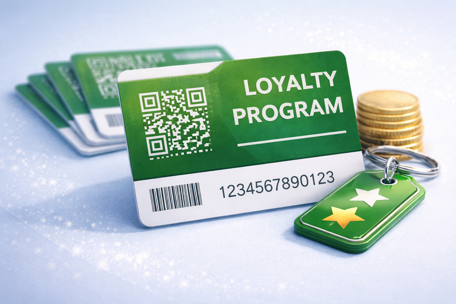 QR loyalty card printing